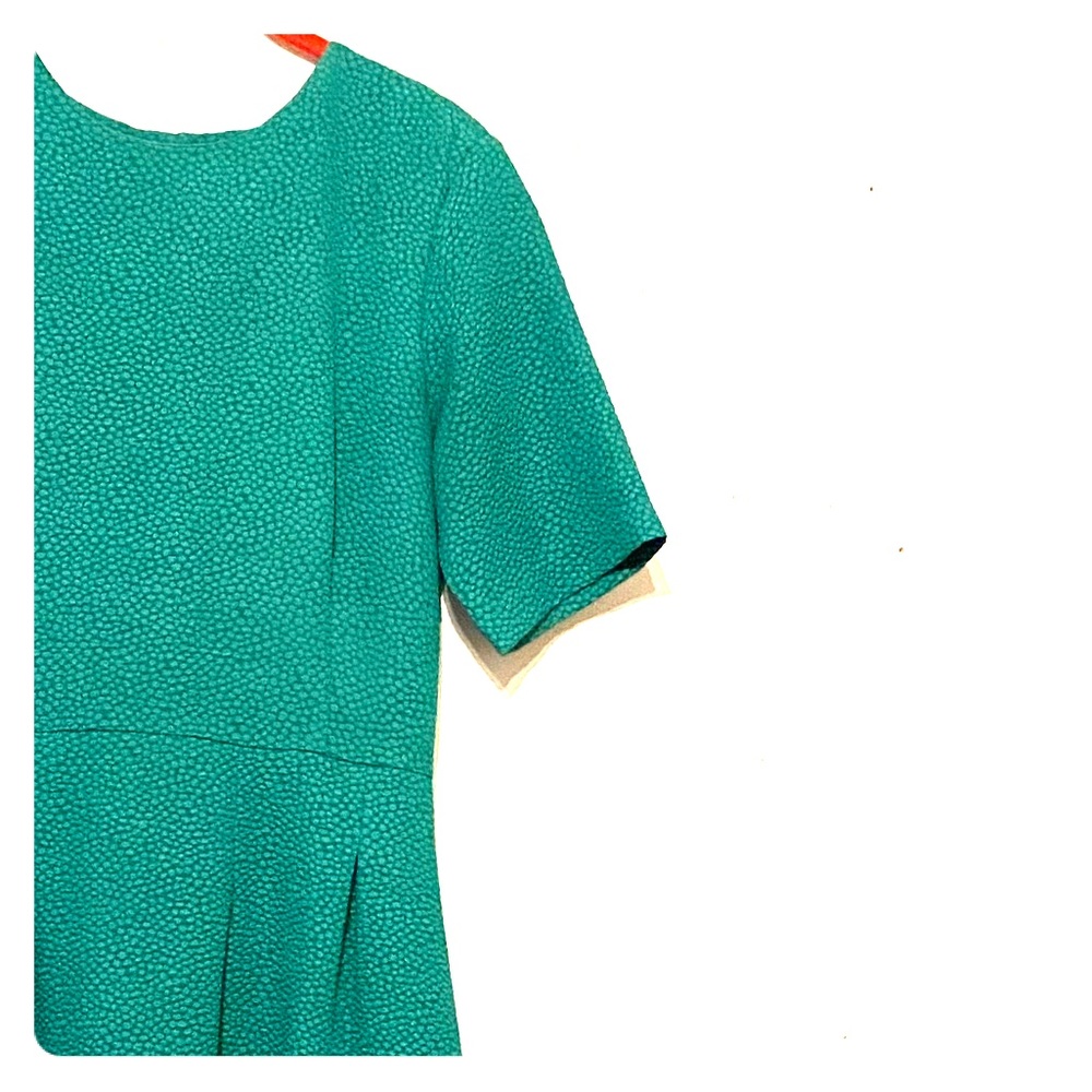H&M green textured dress!